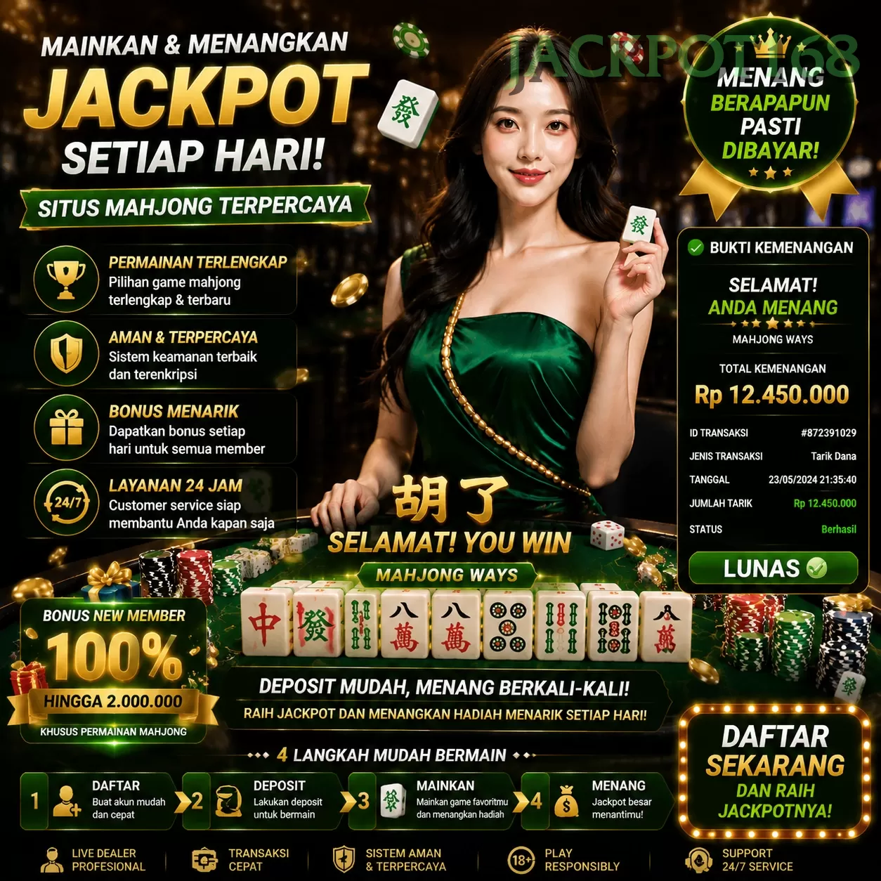 jackpot168 APK Resmi Unduh